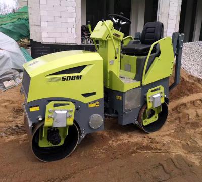 奔馬小型壓路機(jī)土方壓實(shí)、溝槽回填施工案例